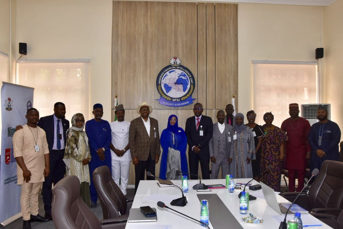 FIUNigeria's tweet photo. In a show of Nigeria’s leadership in financial intelligence, the @FIUNigeria hosted a three-day peer-learning study tour for the Financial Intelligence Unit of The Gambia (FIU-Gambia), focused on strengthening supervision of Designated Non-Financial Businesses and Professions (DNFBPs).

The Gambian delegation, led by the Director of the FIU, Alagie Darboe, engaged with NFIU experts to understudy Nigeria’s risk-based AML/CFT framework.

Welcoming the team, NFIU CEO Hafsat Abubakar Bakari described the visit as a milestone in regional collaboration, highlighting Nigeria’s robust DNFBP supervisory structure and innovative digital compliance platform.

Darboe commended the NFIU’s results-driven systems, while Professor Abdullahi Y. Shehu, Coordinator for SECFin Africa Programme, praised the role of NFIU in advancing financial integrity across the region.

The visit aimed at strengthening bilateral cooperation and enhancing The Gambia’s AML/CFT supervisory capacity.

The Gambian delegation also visited SCUML and engaged with key self-regulatory bodies, reflecting Nigeria’s coordinated, multi-agency approach.