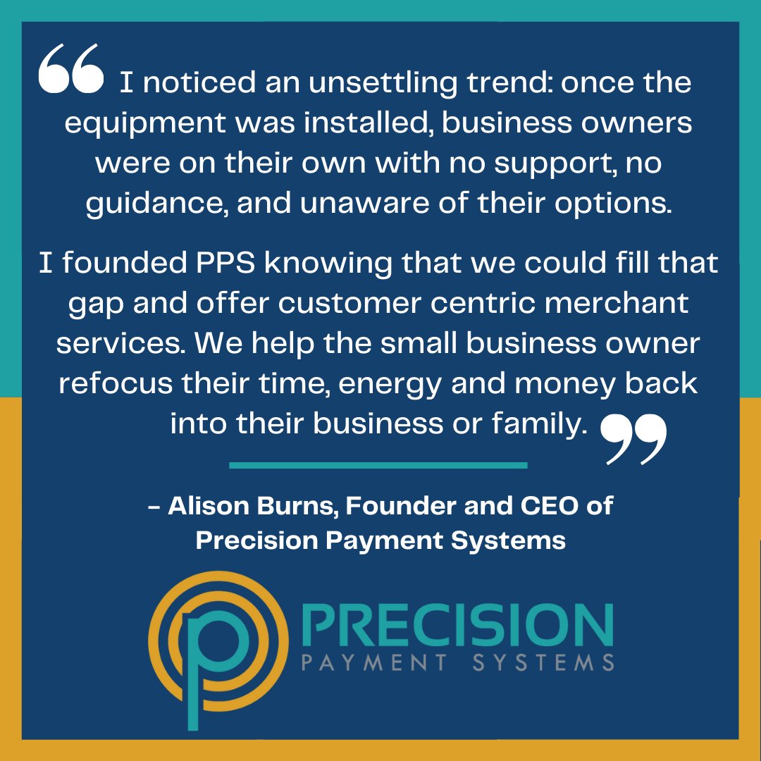 precision_pay's tweet photo. Every small business owner has a "WHY" behind their business. To celebrate the entrepreneurial spirit &amp; #NationalSmallBusinessWeek we'd like to share the "WHY" @Precision_pay was founded.

#BetterTogether #MerchantServices #BusinessPartner #LocalSupport #BusinessSupport #MyBizWhy https://t.co/CLnWJ2fWkY
