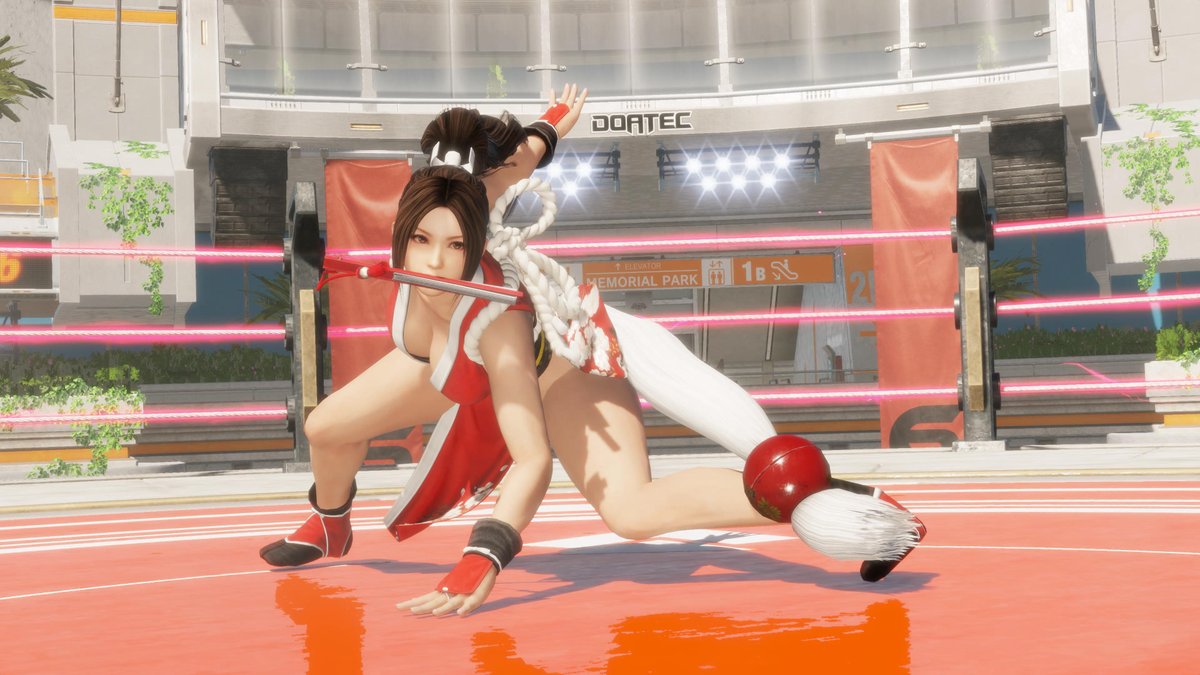 ／
『#KOFXIV』×『#DOA6LR』魅惑の女忍者「不知火 舞」紹介①
＼

不知火流忍術を継承する“くノ一”。
華麗な身のこなしと妖艶な衣装で相手を翻弄。大きな扇子を武器に「蝶のように舞い、蜂のように刺す」が戦い方の信条。

プレオーダー受付中！
teamninja-studio.com/doa6/lastround…