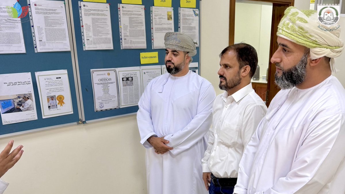 NMSRC_UNizwa's tweet photo. استقبل مركز أبحاث العلوم الطبيعية والطبية بجامعة نزوى وفدًا من مركز الدراسات والبحوث البيئية بجامعة السلطان قابوس، لبحث آفاق التعاون العلمي وتعزيز العمل البحثي المشترك، بما يسهم في تبادل الخبرات وتطوير الشراكات البحثية في مجالات الدراسات والبحوث البيئية. https://t.co/4e6Q5qdoYK