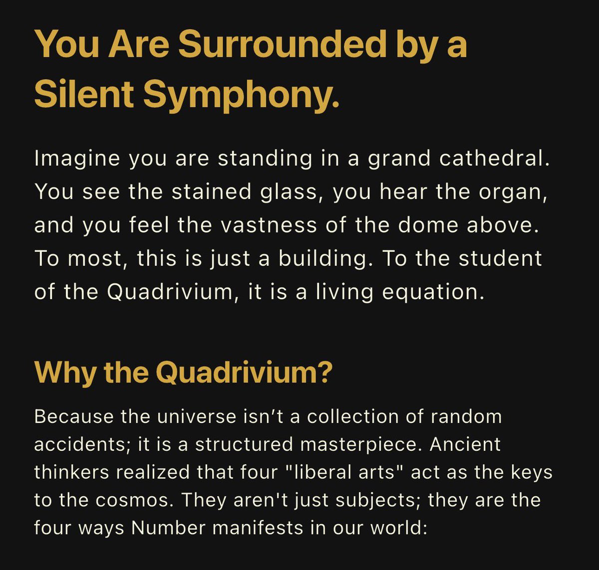 Quadrivium tweet media