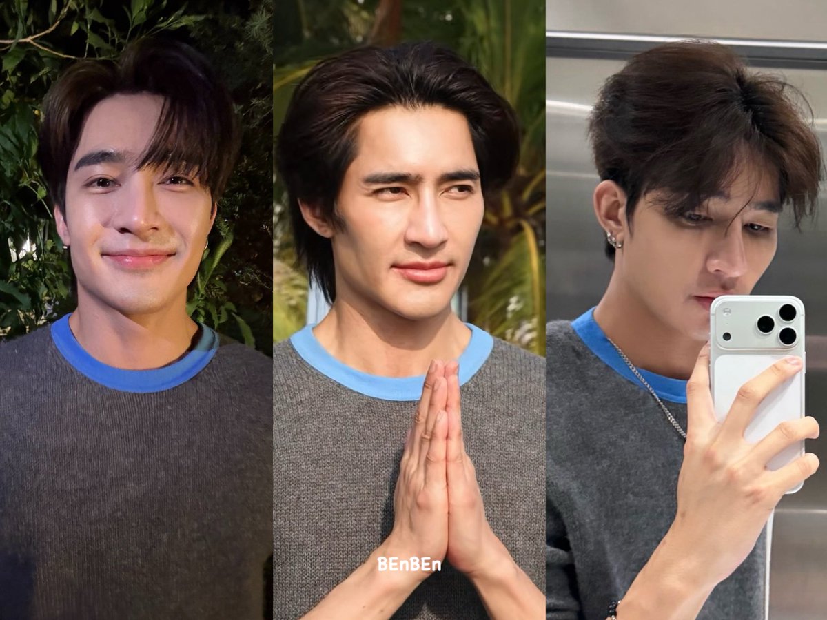 พี่คนโต                        พี่คนกลาง                    น้องคนเล็ก 

3 ลุค 3 สไตล์ หล่อทุกคนจองพี่คนกลางได้มั้ย 😙

#Earth_Pirapat