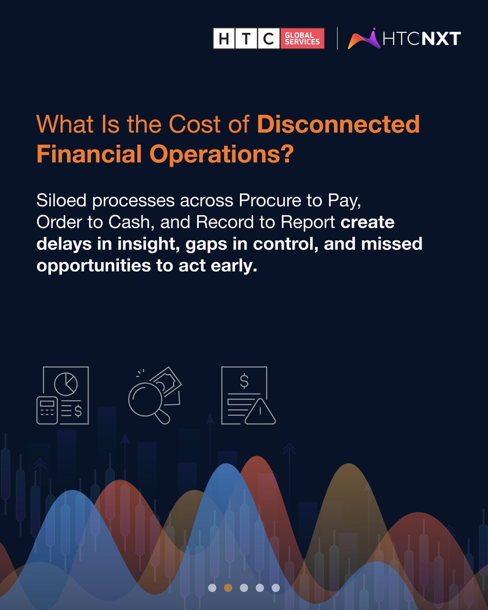 HTCInc's tweet photo. Thread (1/2)

The real challenge in finance isn’t capability. It’s timing. By the time insights surface, P2P, O2C, and R2R decisions are already in motion. Leading organizations are closing that gap. Explore how: https://t.co/ECSHWaJoQ8

#CFO #FinanceTransformation #P2P #O2C #R2R https://t.co/TGKWbGtcrj