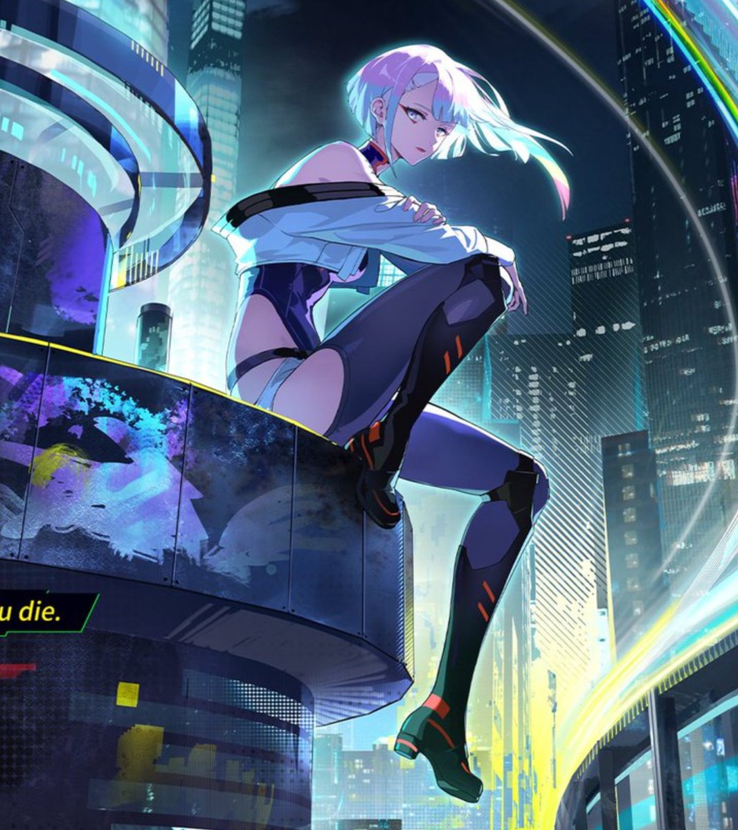 First Look at Lucy and Rebecca from 'CYBERPUNK: Edgrunnners' in