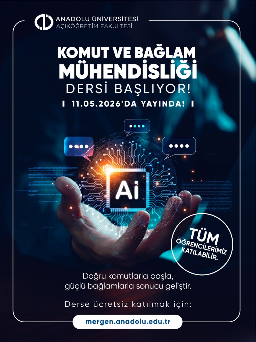 Anadolu Üniversitesi Açıköğretim Fakültesi tweet media