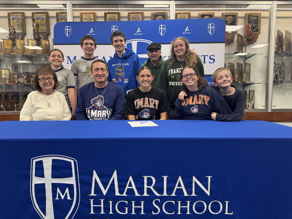 marianhssports's tweet photo. Congratulations to Karle Mousaw on her decision to continue her academic and athletic career at the University of Mary! #UMary https://t.co/rKx4JrU7oo