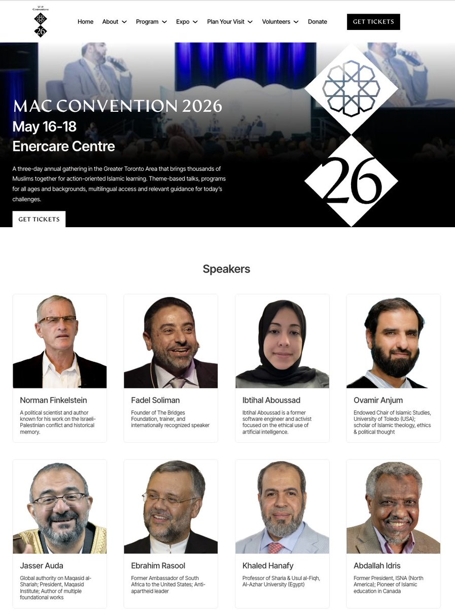 SOMETHING "MEDIA" WILL NEVER TELL YOU:

Muslim Brotherhood and its Hamassy friends are about to be part of a convention in Toronto.

The organization behind this "event" — MAC — receives government funds.

The venue in which this will be held — Enercare — receives government