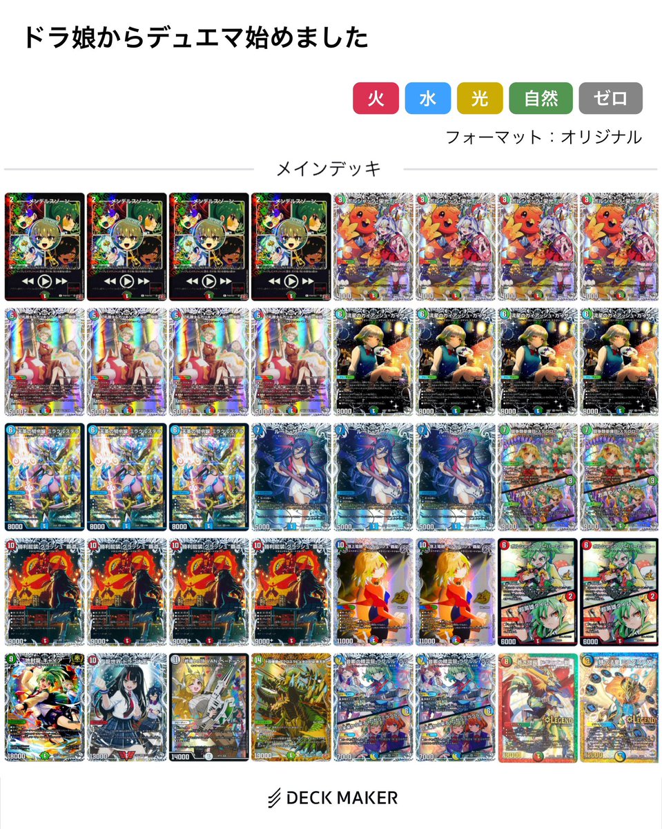 ドラ娘から紙のデュエマに入ったオタクのガイアッシュ覇道ﾀﾞﾖ CSとかの