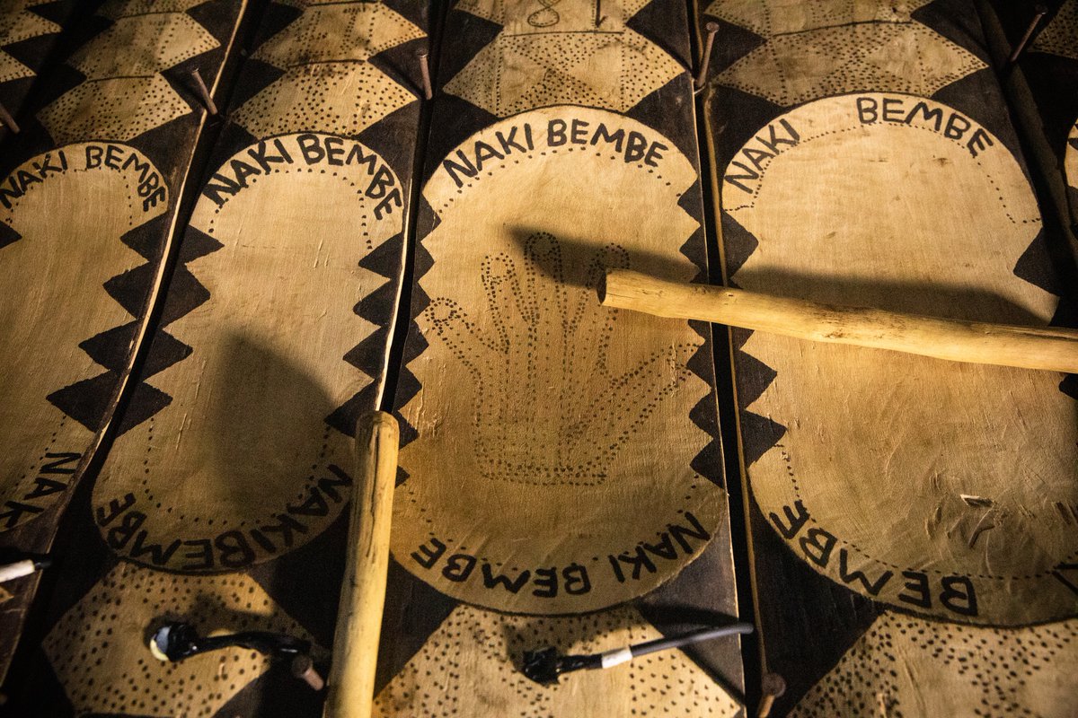 zebekltd's tweet photo. Custodians of the Embaire, a large communal xylophone played by multiple musicians at once, the group brings one of Uganda’s most powerful living traditions to one of the world’s most prestigious art stages.  Their performance, presented in conjunction with an exhibition by Michael Armitage, places Ugandan sound, heritage and collective performance in direct conversation with contemporary art.