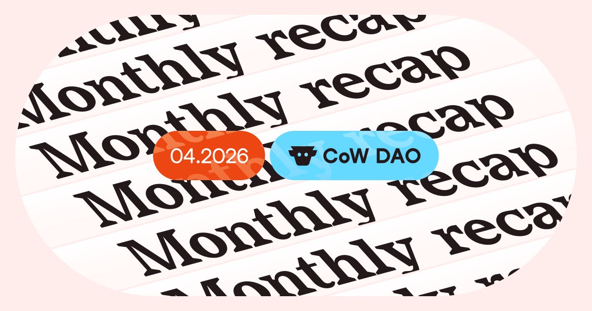 CoW DAO tweet media