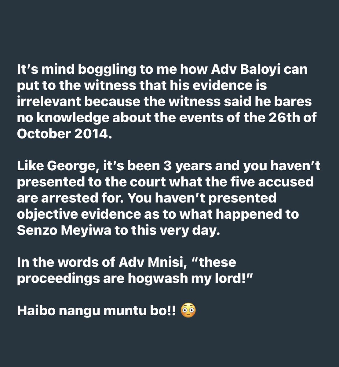 #SenzoMeyiwatrial