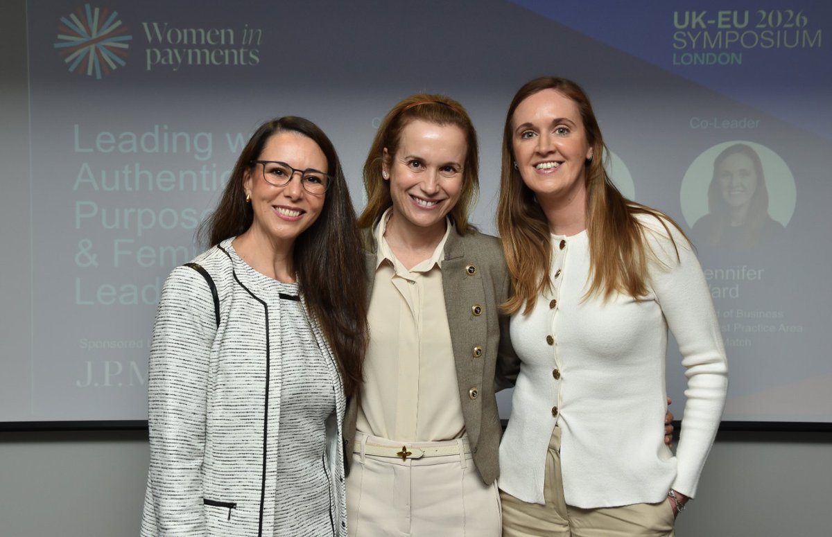 CubeMatchLtd's tweet photo. Last week, Jennifer Ward joined the @WomeninPayments UK Symposium panel on “Leading with Authenticity, Purpose and Feminine #Leadership.”

To learn more: https://t.co/6KBeIl4MzH

#WomenInPayments #WIPUKEU2026 #PaymentsLeadership #FutureOfPayments #PoweringChange https://t.co/pykvAwuPah