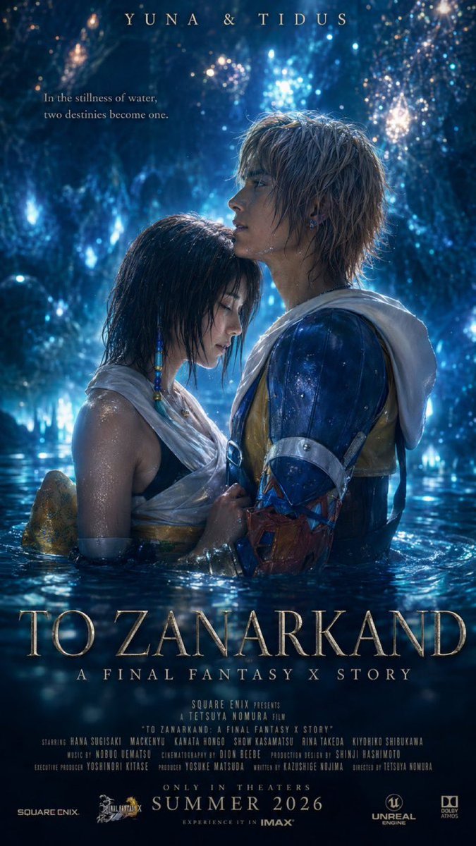 AIna_artmusic's tweet photo. 🚨🔥Best live Action Romance in FF? ❤️🤔
Squall and Rinoa?
Tidus and Yuna?
Cloud and Tifa?
Vote yours 👇 https://t.co/sayzTQzngx