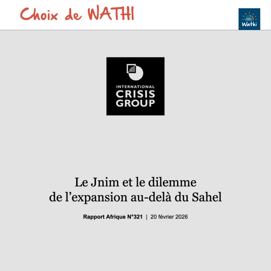 West Africa Think Tank (WATHI) tweet media