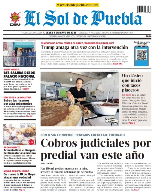 El Sol de Puebla tweet media