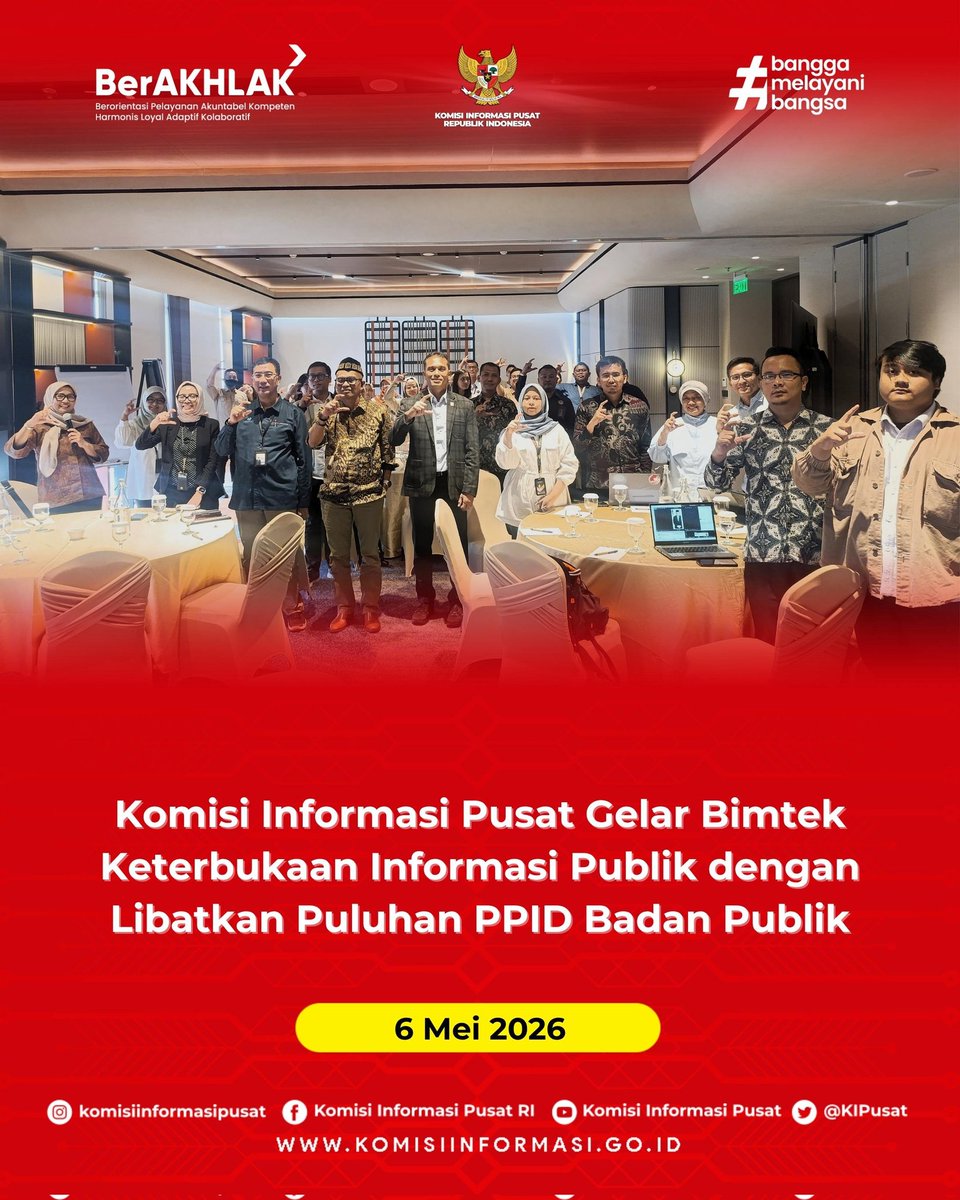 Komisi Informasi Pusat RI tweet media