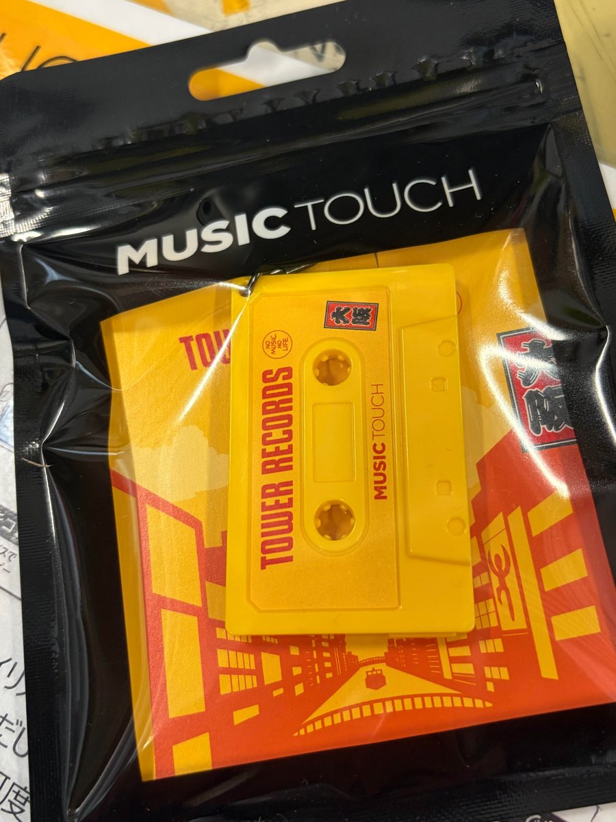 MUSIC TOUCH】 NFCチップを内蔵したカセット型キーホルダー