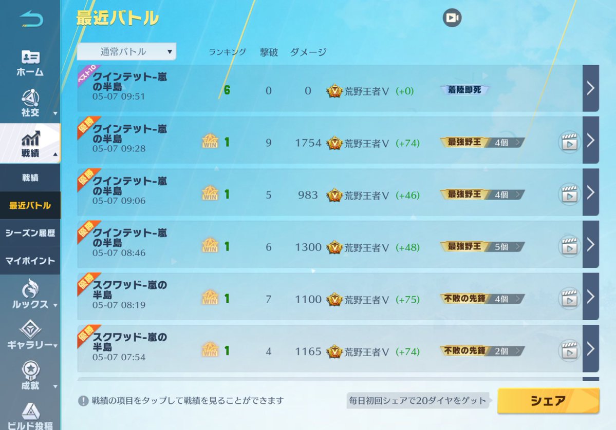 1で揃えないとこが爺なんです😱