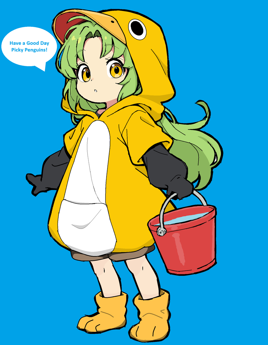 Rain coat Penguin KeA wishes you a Good morning! <a href="/NicoB7700/">NicoB</a> (Short haired alt below)