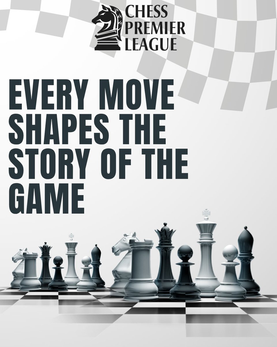 CPL_Official_'s tweet photo. Every decision matters. In the game of life and chess alike, one move can change the entire story. Stay focused, think ahead, and make every move count.

#Chess #ChessLife #Mindset #Strategy #ChessPlayer #GameOfLife #Focus #Determination #ChessCommunity #chesspremierleague https://t.co/XNC5c9mEBL