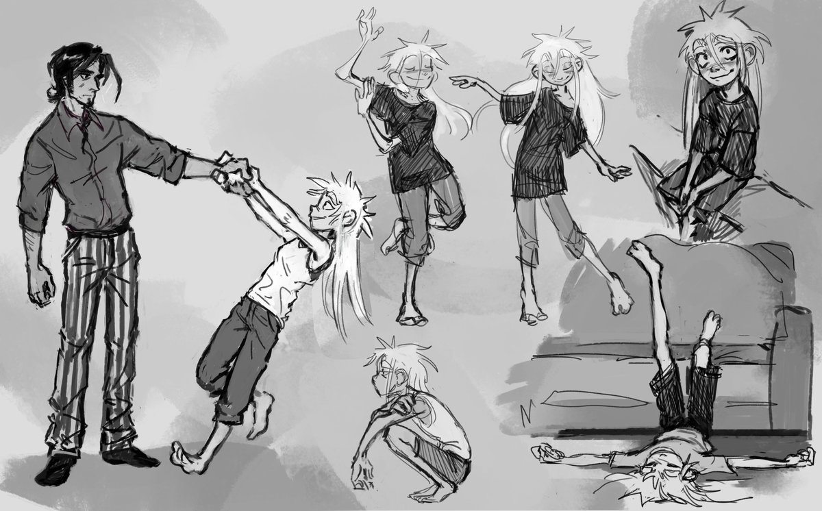 ilmerre's tweet photo. Sketches of Ash just hanging around.

#sketch #originalcharacter #oc https://t.co/bsXOZz8QWZ