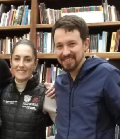 La presidenta <a href="/Claudiashein/">Claudia Sheinbaum Pardo</a> tan cerca del corrupto, metiche, incongruente, generador de odio y violencia de <a href="/PabloIglesias/">Pablo Iglesias 🔻{R}</a>.

La gobernadora <a href="/MaruCampos_G/">Maru Campos</a> tan cerca de la valiente, digna, honesta, respetuosa y bunea gobernante de <a href="/IdiazAyuso/">Isabel Díaz Ayuso</a>.

CADA QUIEN CON SU CADA CUAL.