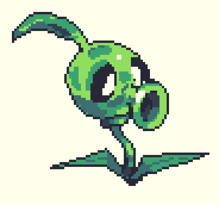 Hashtag_pixels's tweet photo. Why is the pvz so funny and at the same time unique in style? I do not know, here is a pixel art for you. https://t.co/n7qabBKTUU