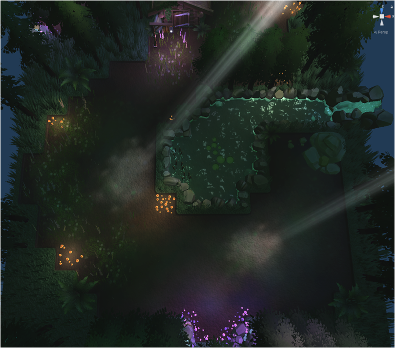 HuntedCow's tweet photo. Working on some lighting for the Pensar Forest.

Which one do you like best? #gamedev https://t.co/pBTI5ZLWc0