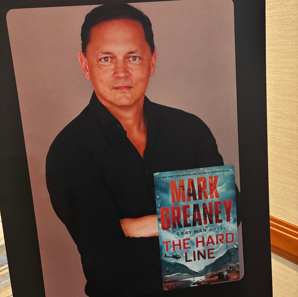 readstevenjames's tweet photo. I’m enjoying ThrillerFest this week here a couple of my my friends. Fight specialist, @FightWriteCarla and Gray Man author @MarkGreaneyBook. Check out their books!
#Thrillerfest #NewYork #WritingCommunity #AuthorLife #CreativeWriting #WritingIntensive #WritersConference #TellBetterStories #GrayMan #FightWrite #TheHardLine