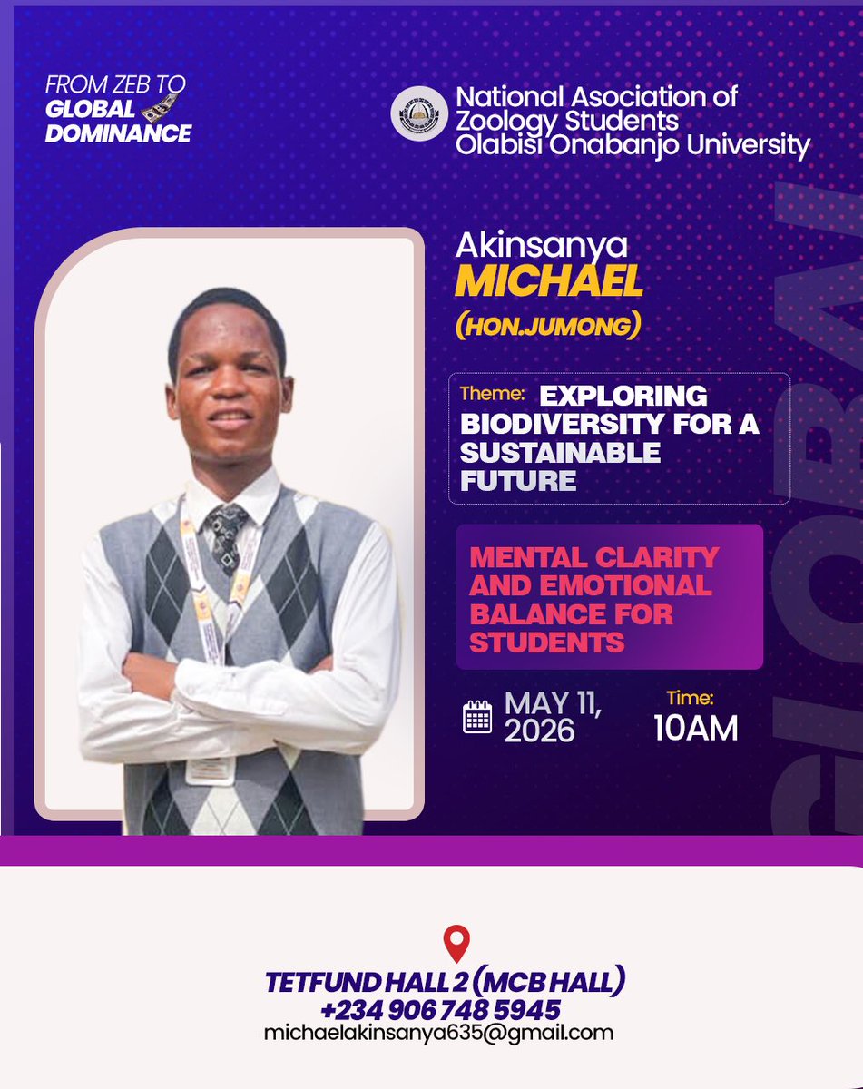 National Association of Zoology Students Oou tweet media