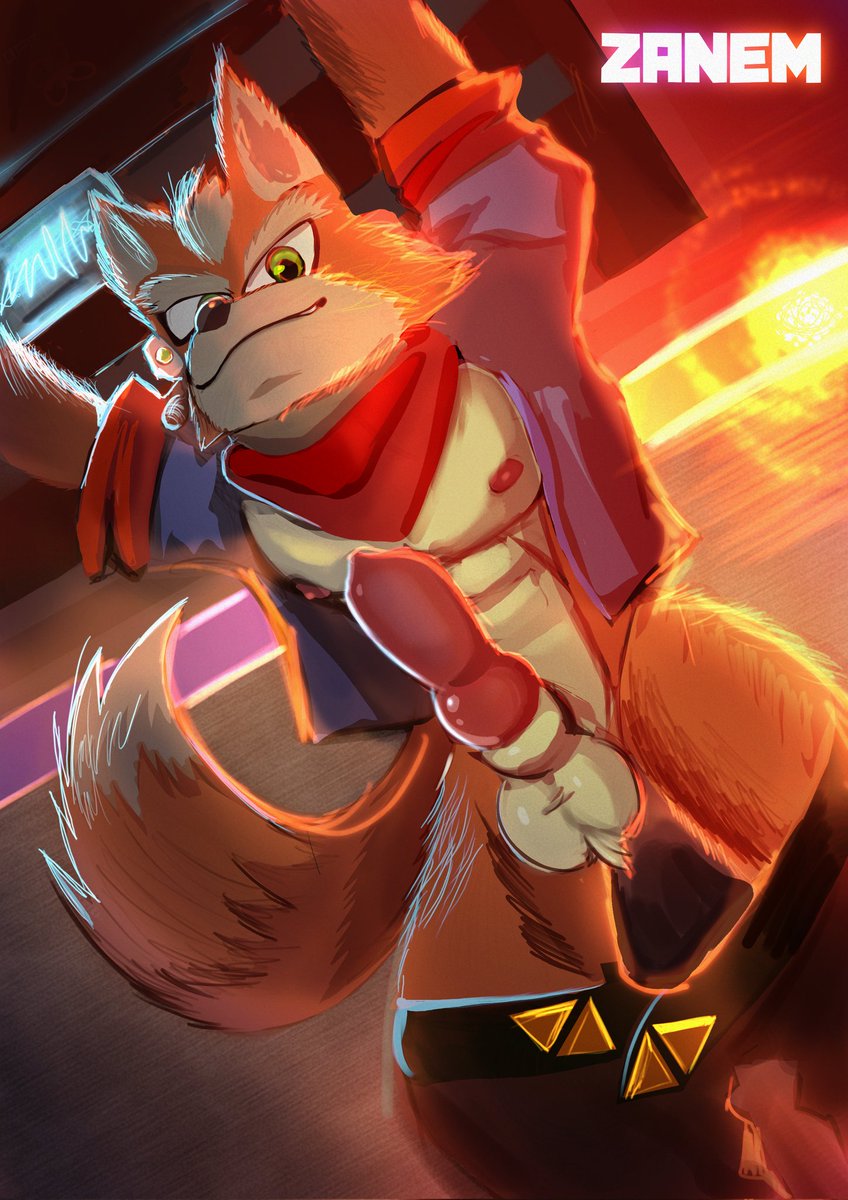 🦊 "Let's rock &amp; roll!"

Fox McCloud drawing I've had in my head since I saw the Super Mario Galaxy movie!