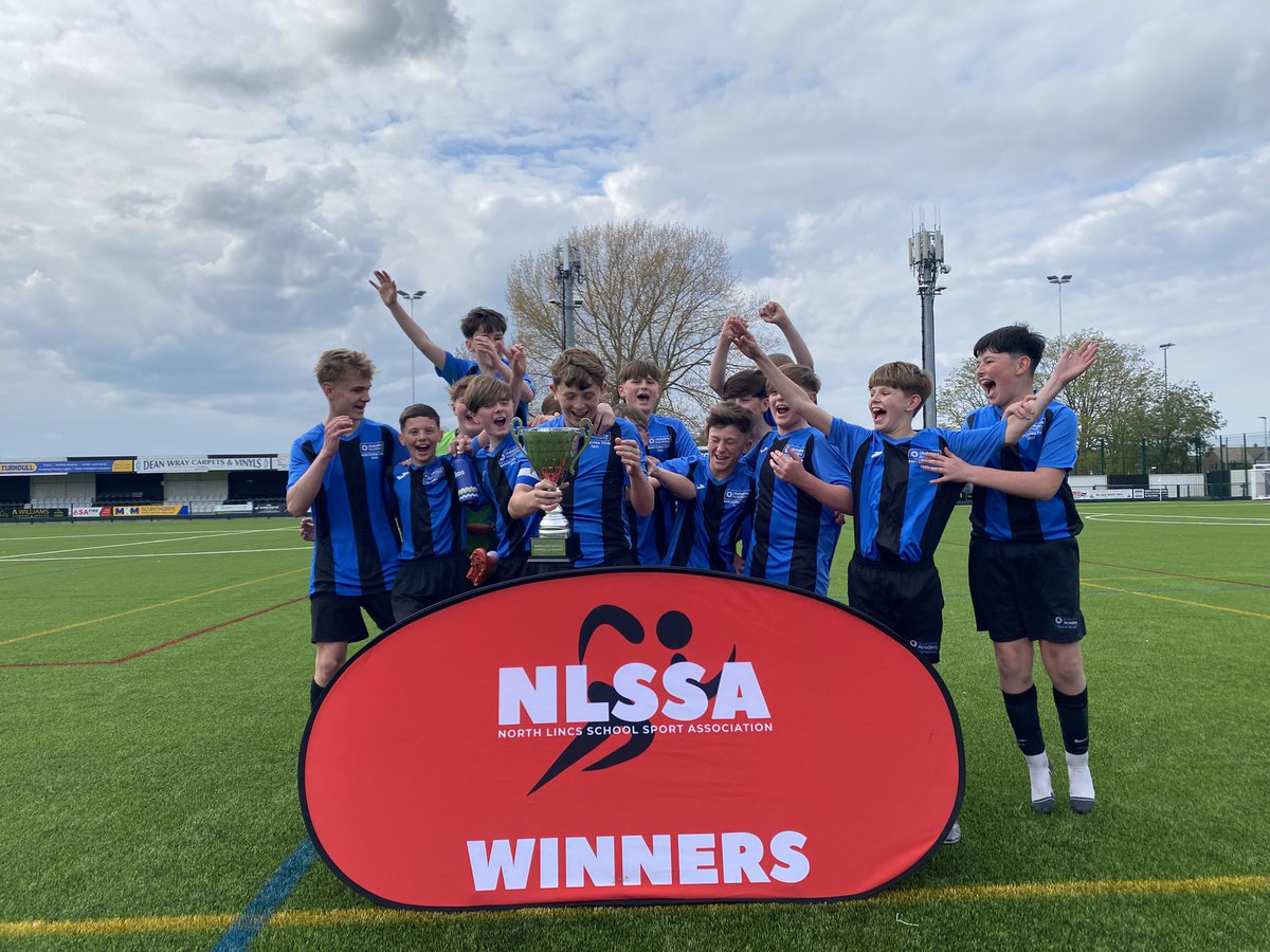 PE_AxAcademy's tweet photo. Congratulations to our Y8’s becoming back to back champions after a strong performance in tonight’s final vs @OutwoodFoxhills 

Always close games between the two sides, but an Oliver M hatrick ⚽️⚽️⚽️ was the difference.  

Man of the match - Dom L, quality captains performance https://t.co/07kvw40Qv9