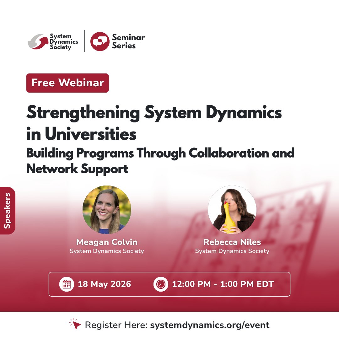 System Dynamics Society tweet media