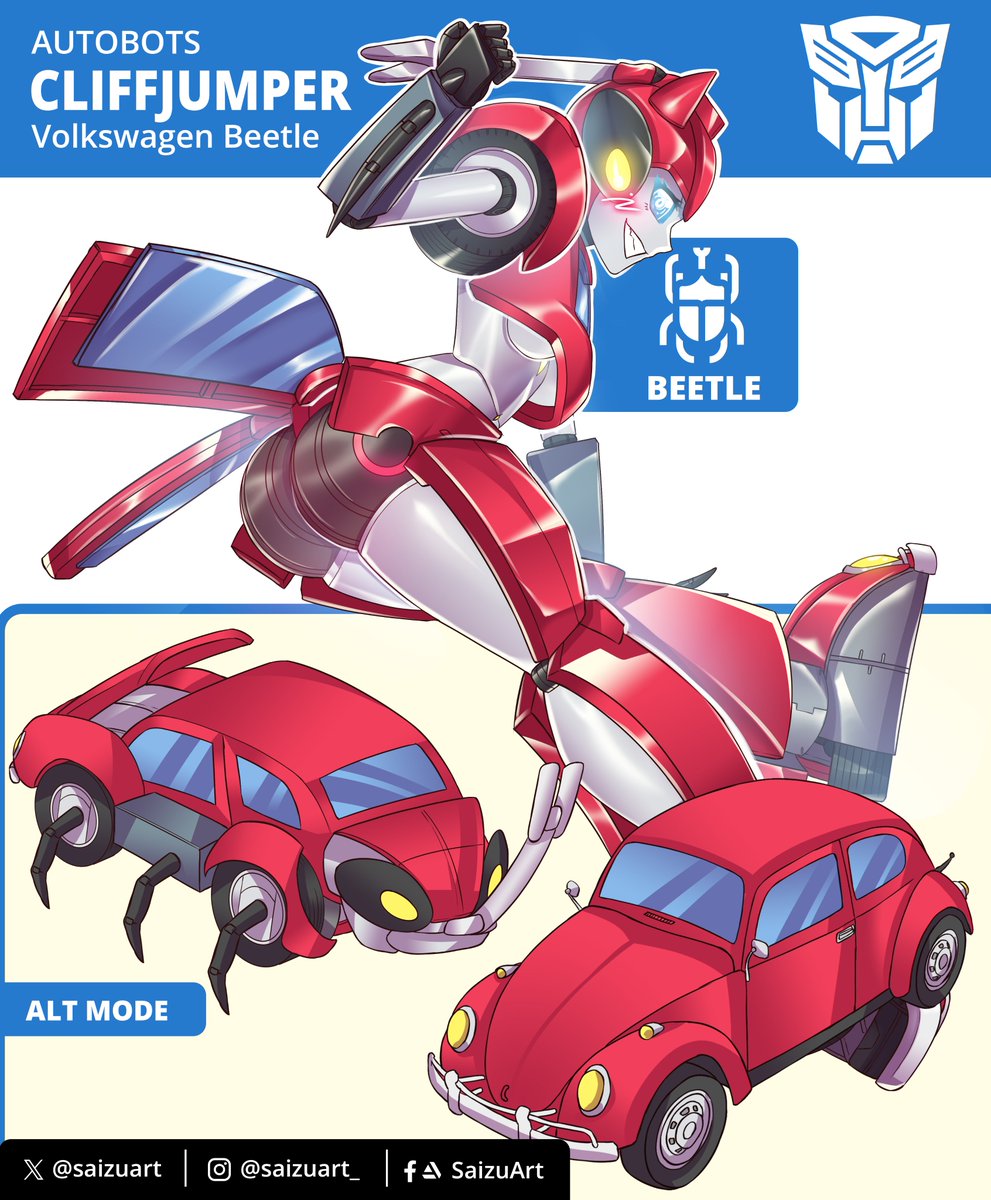 saizuart's tweet photo. Fem cliffjumper
She got a big pant
#transformers #maccadam #maccadams #autobots #cliffjumper https://t.co/9mvOrO5l50