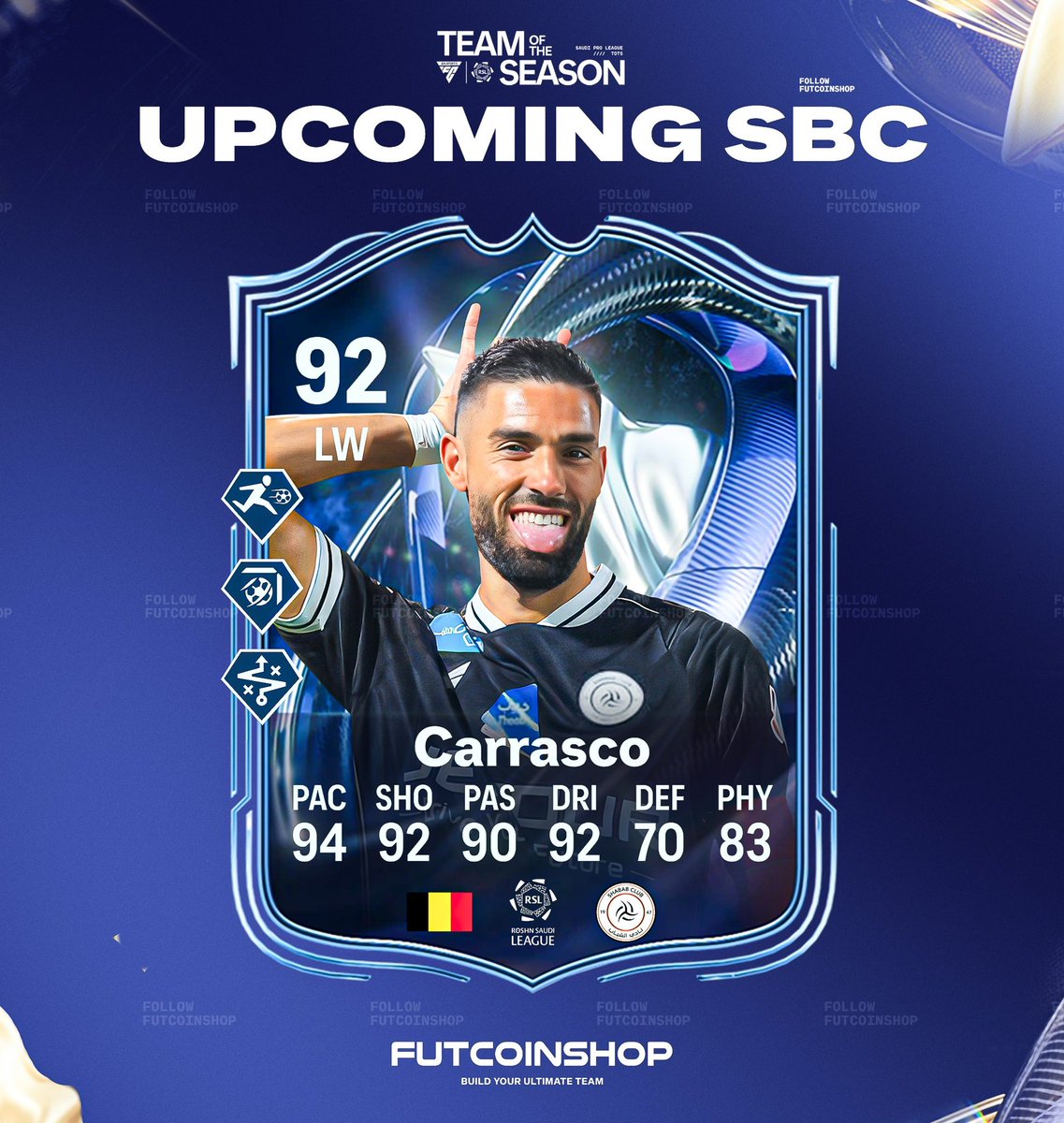 FutSheriff's tweet photo. 6 PM Content

• 🇩🇪 Pop SBC
• 🇧🇪 Carrasco SBC
• 🧩 Marquee Matchups
• 🎯 New Objectives
• 🧪 New Evo

#FC26 https://t.co/8DlCgwPsks