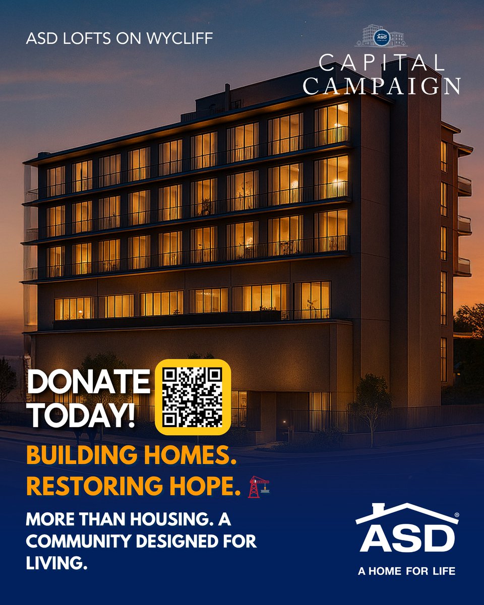 ASD – A Home for Life’s Capital Campaign is helping build safer, stronger housing across our properties for individuals and families impacted by housing insecurity and HIV.
🔗 Support the campaign today: givebutter.com/ASDCapitalCamp…
#HousingIsHealthcare