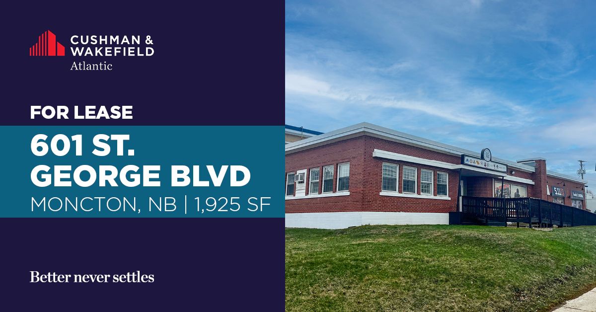 CWAtlantic's tweet photo. For Lease | 601 St. George St, Moncton

This 1,925 sf commercial space features a versatile layout with a front retail area that leads into a rear warehouse.

Adam MaGee: https://t.co/uoCdF17MSN
Suzie Taylor: https://t.co/G4lN8Tixji

Full listing: https://t.co/GaFycxaLFB https://t.co/OYxXv0PcMX