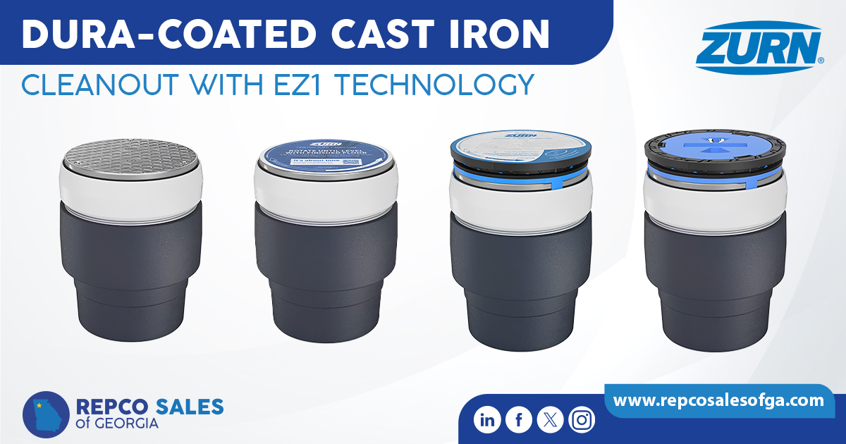 RepcoSalesofGA's tweet photo. #Zurn’s Dura-Coated #CastIron #Cleanout w/ EZ1 Technology is built to simplify installation &amp; hold up in tough construction environments. Designed as a complete, ready-to-install system, it helps crews save time w/o sacrificing durability.

👉 https://t.co/nP1RBIHg4m https://t.co/b58MSy3YjE