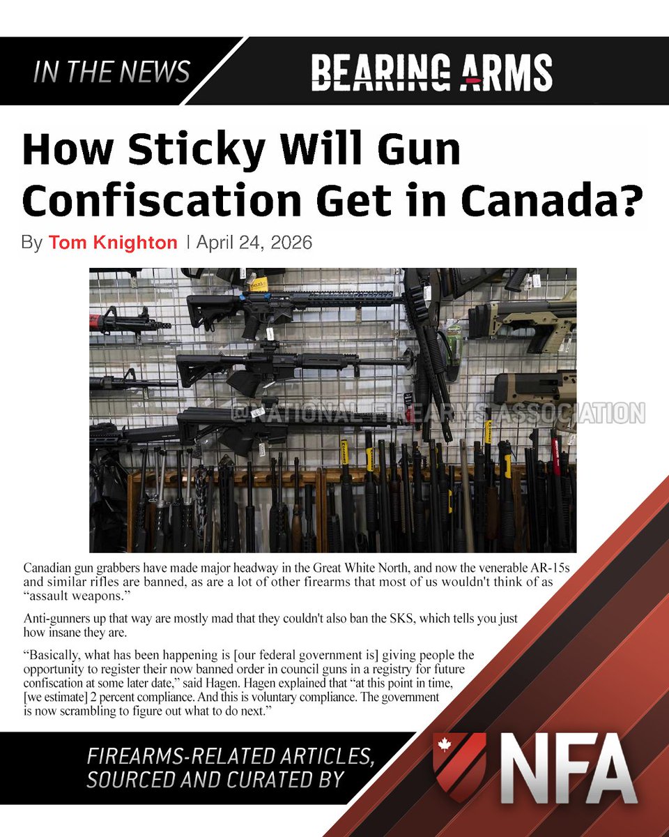 Canada's National Firearms Association tweet media