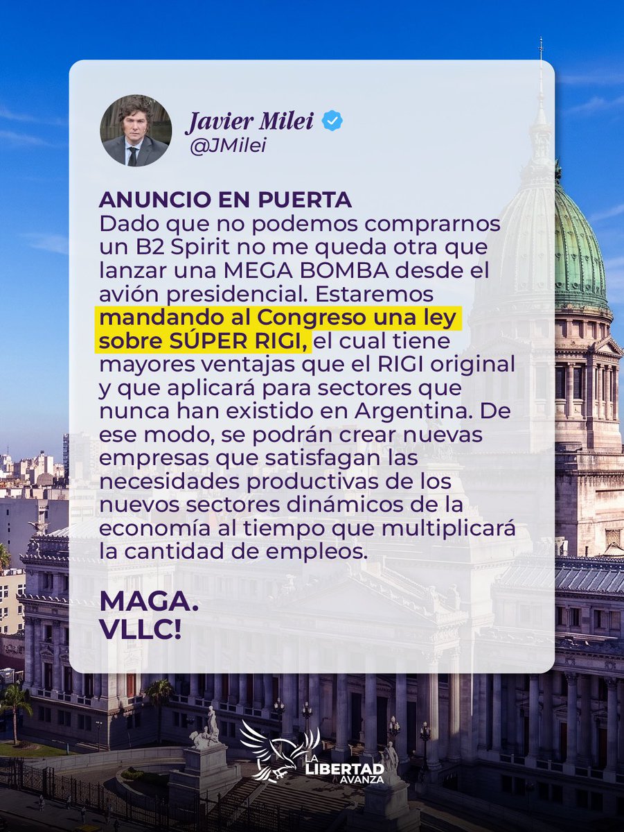 La Libertad Avanza tweet media