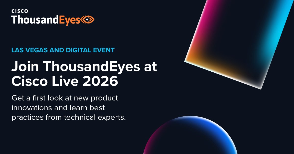 Cisco ThousandEyes tweet media