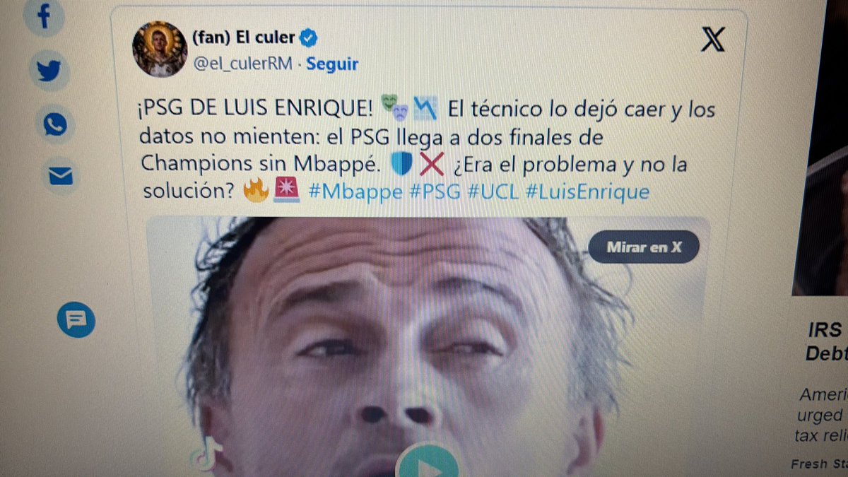 ARIAS_E_S's tweet photo. Lo dijo un carajo que parece que sabe de Futbol mbappe era el problema jajaja https://t.co/w6hzRBlpK2