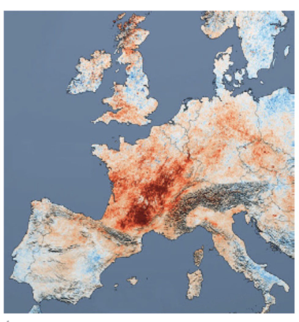 🔥 Comment les mécanismes physiques menant à des étés extrêmement chauds associés à des #canicules récurrentes en #Europe de l’ouest évolueront-ils avec le changement climatique ? 🧐

Fil explicatif issu d’un passionnant article ayant reçu le Prix Prud’homme 2025 🧵