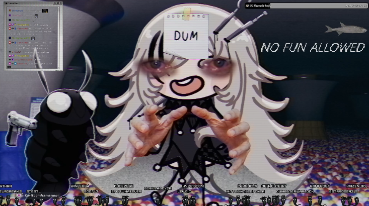 samaraavi_'s tweet photo. "vtubers are just something to goon to" 

The vtubers: https://t.co/4uW1DMcOxs