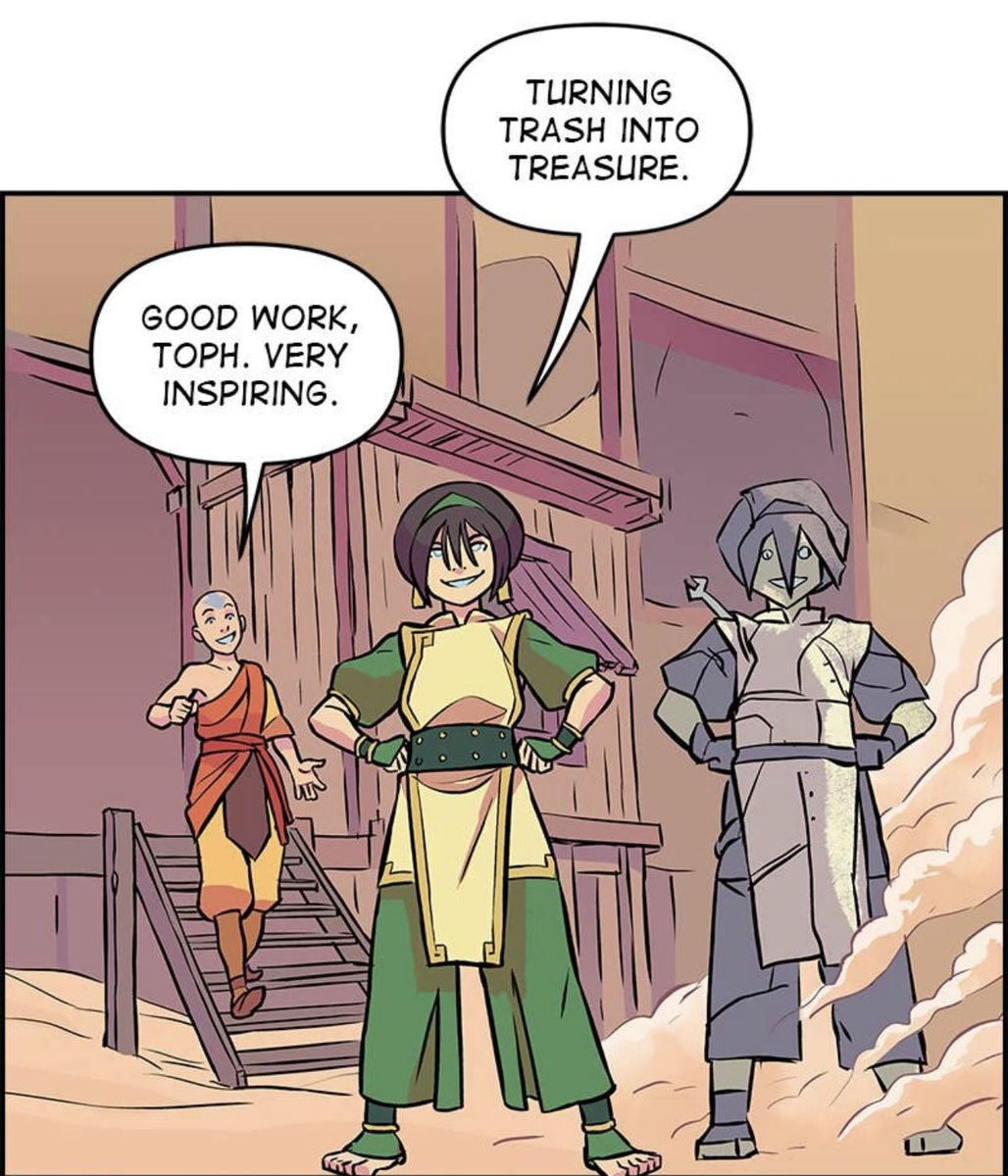 this is why republic city has like 5 toph statues