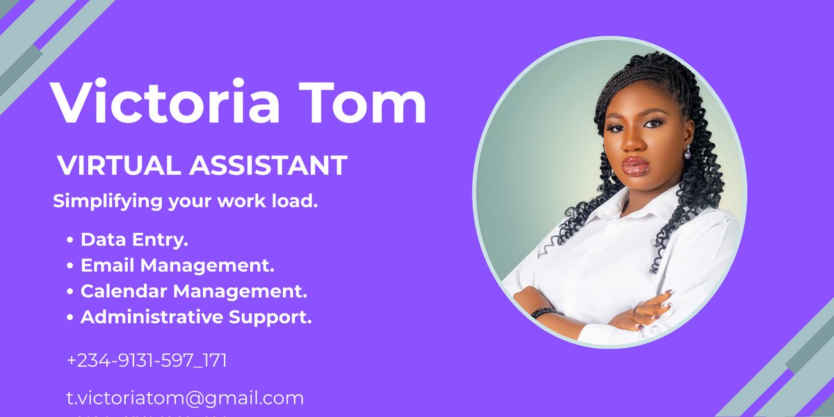 VictoriaTo60238's tweet photo. After 8 weeks of learning, Relearning and Unlearning with @TechSphereAcad.
I'm proud and  excited to present to you my official banner as a Virtual Assistant.☺️ https://t.co/HQgbjTtpOg