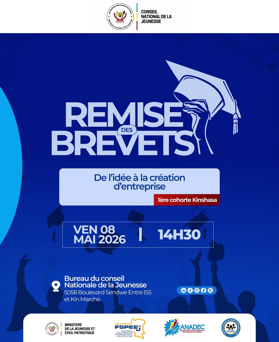 Conseil National de la Jeunesse CNJ-RDC tweet media