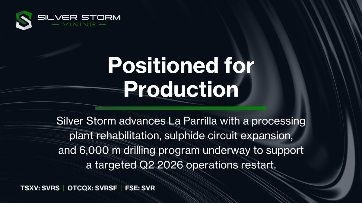 Silver Storm Mining (TSX-V: SVRS | OTCQB: SVRSF) tweet media