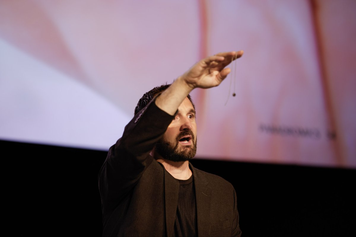 SynBioBeta's tweet photo. @Matt_R_Angle said @paradromics has already recorded 200 to 300 bits per second with Connexus, as the company moves toward its first two clinical implants and a broader BCI future spanning speech, robotics, sensory restoration, and mental health. #SynBioBeta #Biotech https://t.co/12uYX8QF3J
