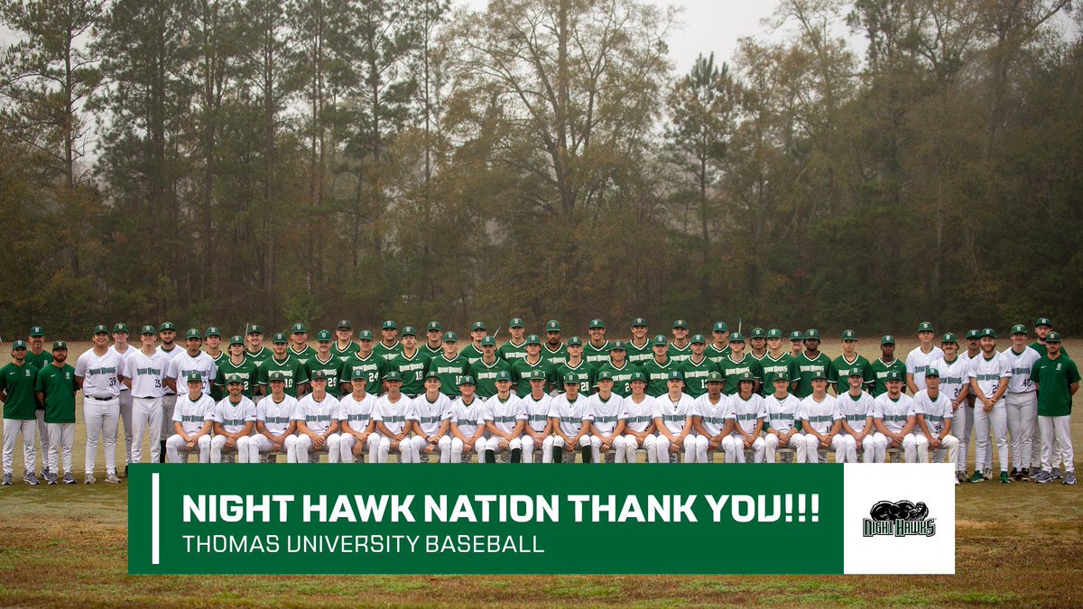 nighthawksbsbl's tweet photo. Thank you Night Hawk Nation for supporting our baseball team this season! The Night Hawks earned their highest ever conference regular season finish as the No. 3 Seed and broke a record for the highest team GPA in the program with a 3.30 GPA! #TalonUp #GDTBANH https://t.co/QanwOn3nBQ